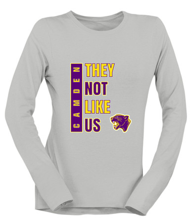 Camden Panthers They Not Like Us #1 Women's Premium LS T-Shirt