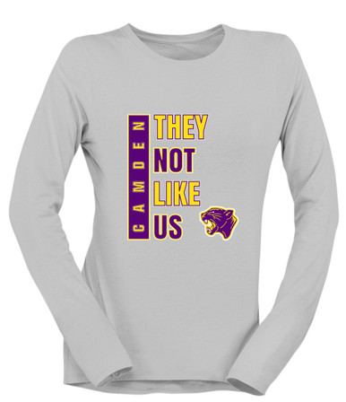Camden Panthers They Not Like Us #1 Women's LS T-Shirt