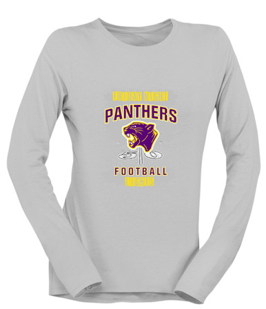Camden Panthers Football #6 Women's LS T-Shirt