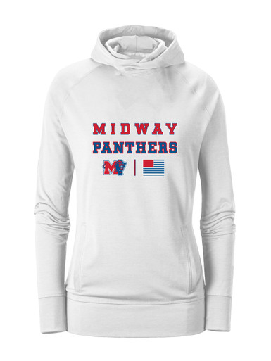 Midway Panthers M Body Script Spirit Flag Women's Hoodie