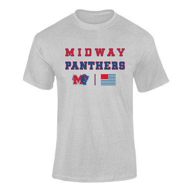 Midway Panthers M Body Script Spirit Flag Men's Premium SS T-Shirt