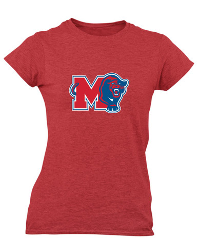 Midway Panthers M Body Script Mascot #1 Women's Premium SS T-Shirt