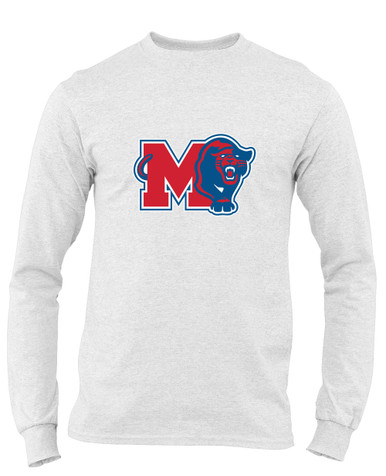 Midway Panthers M Body Script Mascot #1 Men's Premium LS T-Shirt