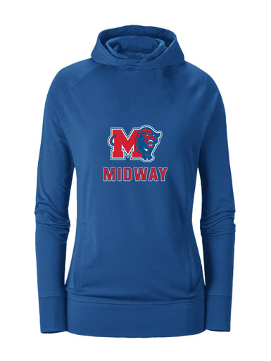 Midway Panthers M Body Script Mascot #2 Women's Hoodie