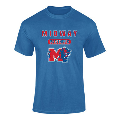 Midway Panthers M Body Script Mascot #3 Men's Premium SS T-Shirt
