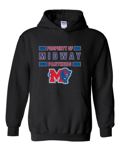 Midway Panthers M Body Script Property Of Men's Hoodie