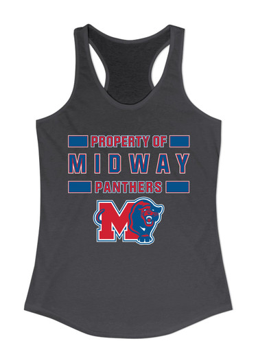 Midway Panthers M Body Script Property Of Women's Tank Top