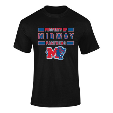 Midway Panthers M Body Script Property Of Men's SS T-Shirt
