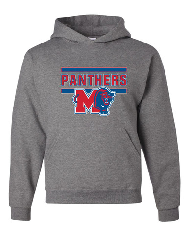Midway Panthers M Body Script Mascot #5 Men's Premium Hoodie