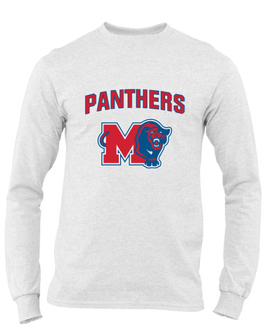 Midway Panthers M Body Script Mascot #6 Men's Premium LS T-Shirt