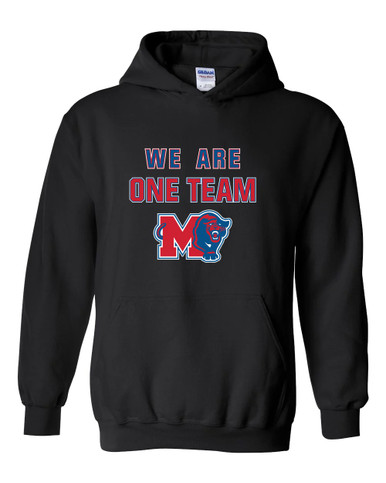 Midway Panthers M Body Script We Are One Team Men's Hoodie