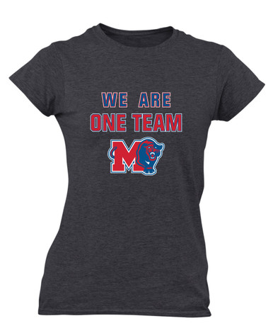 Midway Panthers M Body Script We Are One Team Women's Premium SS T-Shirt