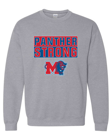 Midway Panthers M Body Script Strong #1 Men's Sweatshirt