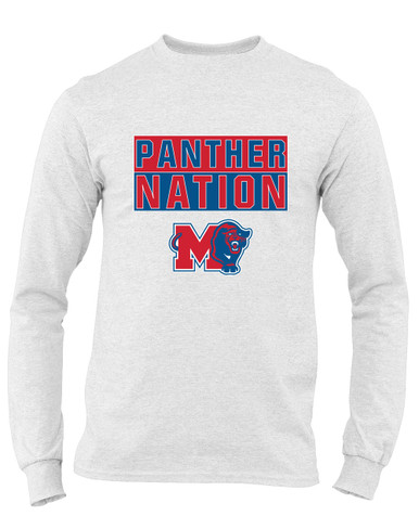 Midway Panthers M Body Script Nation #1 Men's Premium LS T-Shirt