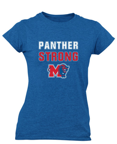 Midway Panthers M Body Script Strong #2 Women's Premium SS T-Shirt