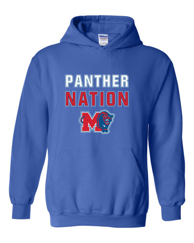 Midway Panthers M Body Script Nation #2 Men's Hoodie