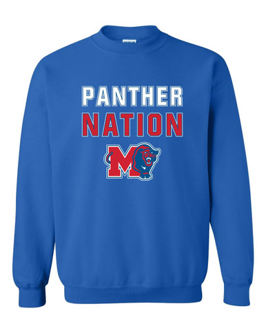 Midway Panthers M Body Script Nation #2 Men's Sweatshirt