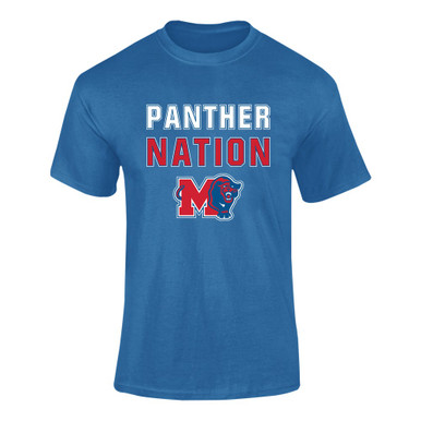 Midway Panthers M Body Script Nation #2 Men's SS T-Shirt