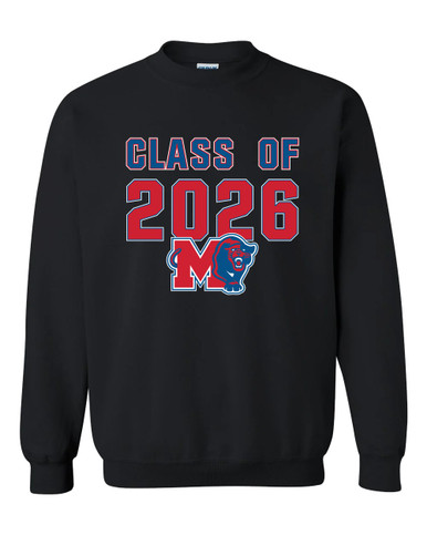 Midway Panthers M Body Script Class of 2026 Men's Sweatshirt