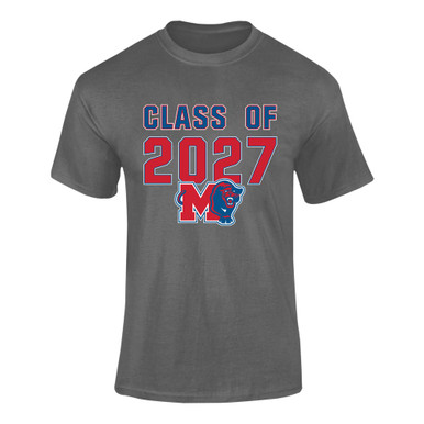 Midway Panthers M Body Script Class of 2027 Men's Premium SS T-Shirt