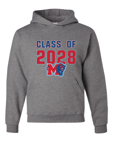 Midway Panthers M Body Script Class of 2028 Men's Premium Hoodie