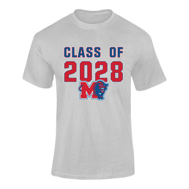 Midway Panthers M Body Script Class of 2028 Men's Premium SS T-Shirt