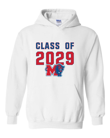 Midway Panthers M Body Script Class of 2029 Men's Hoodie