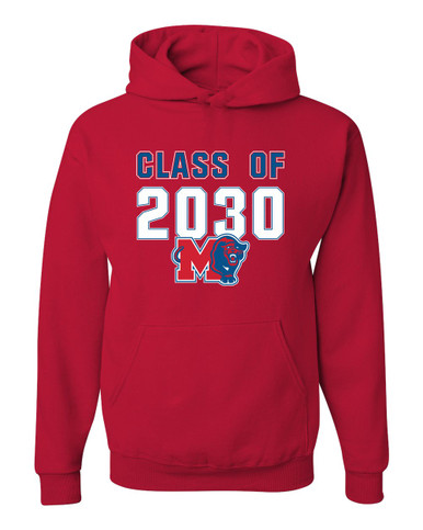 Midway Panthers M Body Script Class of 2030 Men's Premium Hoodie