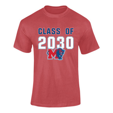 Midway Panthers M Body Script Class of 2030 Men's SS T-Shirt
