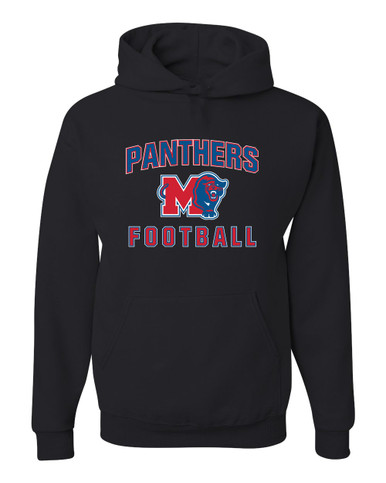 Midway Panthers M Body Script Football #1 Men's Premium Hoodie