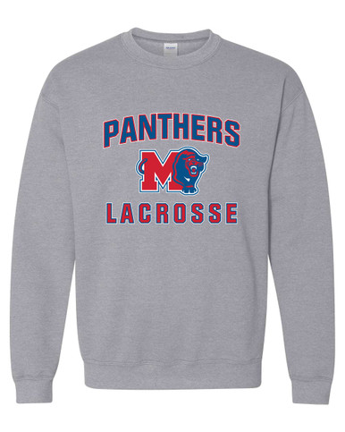 Midway Panthers M Body Script Lacrosse Men's Sweatshirt