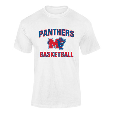 Midway Panthers M Body Script Basketball #1 Men's SS T-Shirt