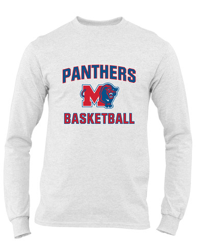 Midway Panthers M Body Script Basketball #1 Men's Premium LS T-Shirt