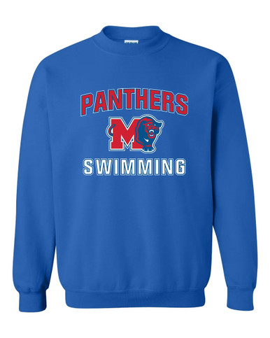 Midway Panthers M Body Script Swimming Men's Sweatshirt