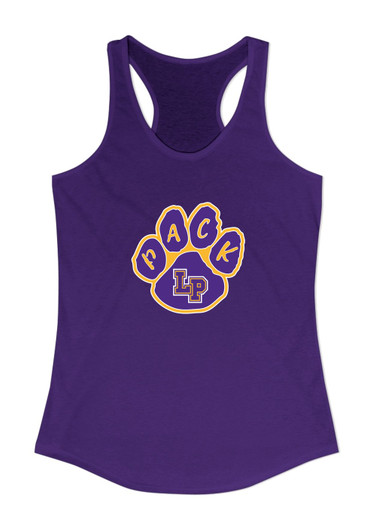 Lufkin Panthers Paw Mascot #1 Women's Tank Top