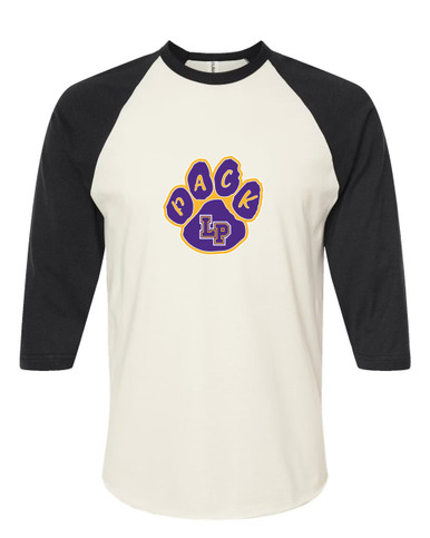 Lufkin Panthers Paw Mascot #1 Men's Baseball T-Shirt