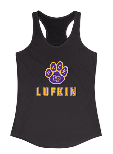 Lufkin Panthers Paw Mascot #2 Women's Tank Top