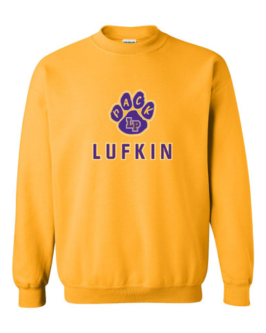Lufkin Panthers Paw Mascot #2 Men's Sweatshirt