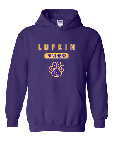 Lufkin Panthers Paw Mascot #3 Men's Hoodie