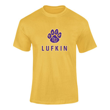 Lufkin Panthers Paw Mascot #2 Men's SS T-Shirt