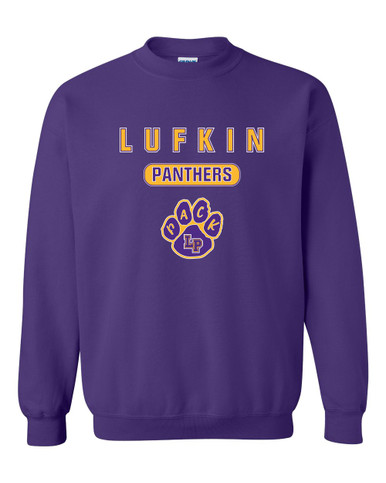 Lufkin Panthers Paw Mascot #3 Men's Sweatshirt