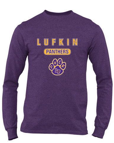 Lufkin Panthers Paw Mascot #3 Men's LS T-Shirt