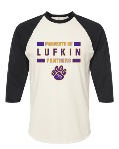 Lufkin Panthers Paw Property Of Women's Baseball T-Shirt