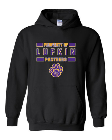 Lufkin Panthers Paw Property Of Men's Hoodie