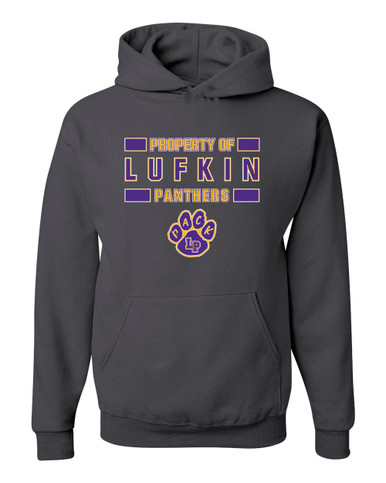 Lufkin Panthers Paw Property Of Men's Premium Hoodie