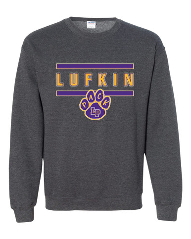 Lufkin Panthers Paw Mascot #4 Men's Sweatshirt