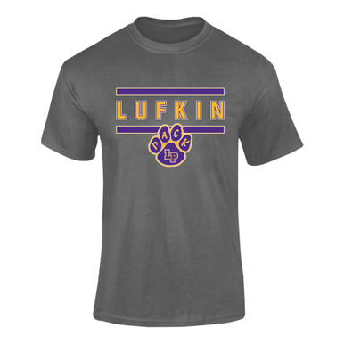 Lufkin Panthers Paw Mascot #4 Men's Premium SS T-Shirt