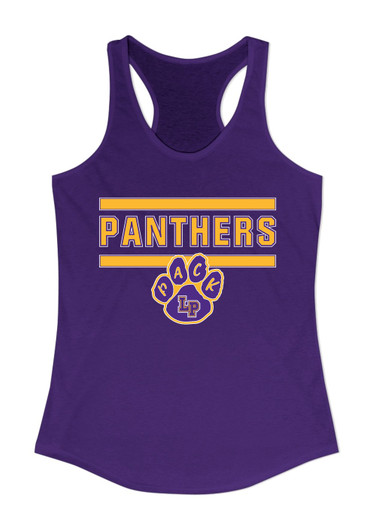 Lufkin Panthers Paw Mascot #5 Women's Tank Top