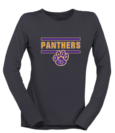 Lufkin Panthers Paw Mascot #5 Women's Premium LS T-Shirt