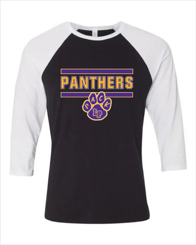 Lufkin Panthers Paw Mascot #5 Men's Baseball T-Shirt